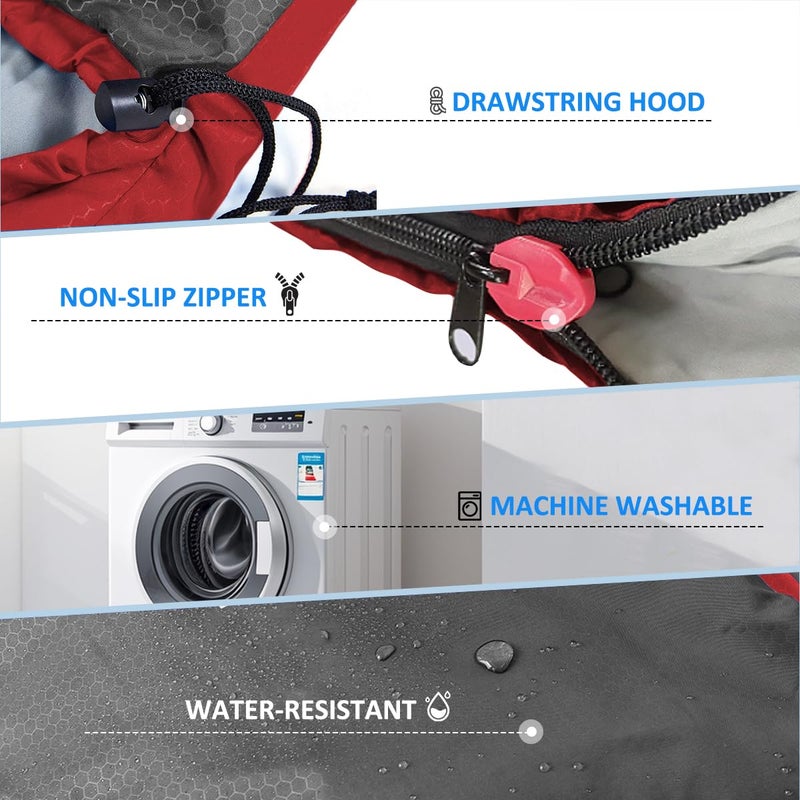 oaskys Camping Sleeping Bag - 3 Season Warm & Cool Weather - Summer Spring Fall Lightweight Waterproof for Adults Kids - Camping Gear Equipment, Traveling, and Outdoors - Image 4